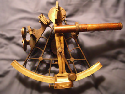 A nice old vernier sextant